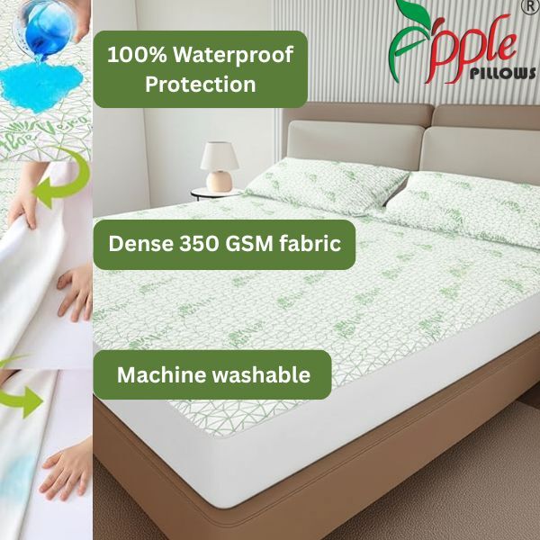 Apple Pillows Waterproof Natural Aloevera Mattress Protector